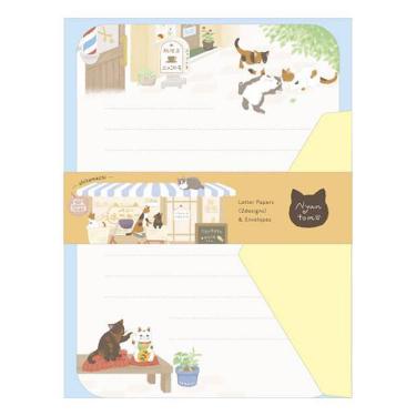 レターセット にゃんとも したまち