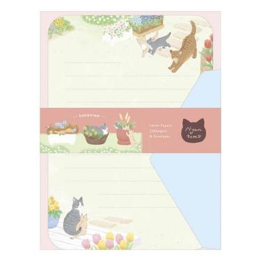 レターセット にゃんとも はなにわ