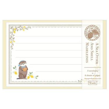 ミニレターセット レッサーパンダブックス ラッコとマドレーヌと