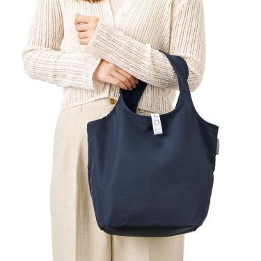 セルフレジで使いやすい コンパクトクーラーミニマルシェバッグ ネイビー MOTTERU モッテル