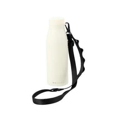 ショルダーサーモステンレスボトル 500ml オフホワイト 水筒