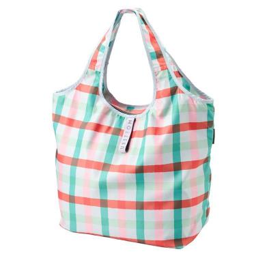 クルリト コンパクトクーラーマルシェバッグ 25L チェック MOTTERU モッテル