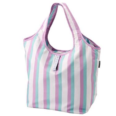 クルリト コンパクトクーラーマルシェバッグ 25L ストライプ MOTTERU モッテル