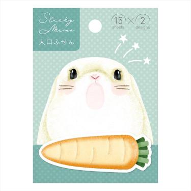 大口付箋 うさぎ