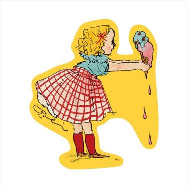 ダイカットステッカー くらはしれい アイス