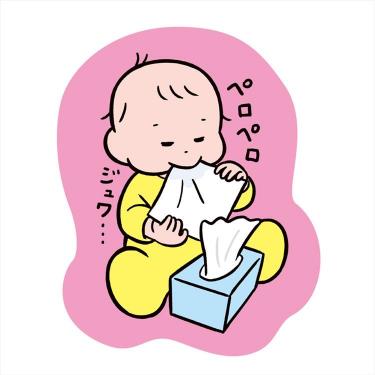 ダイカットステッカー おおのたろう ティッシュ