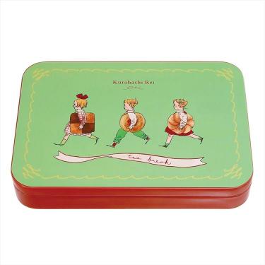 缶入りポストカード くらはしれい グリーン