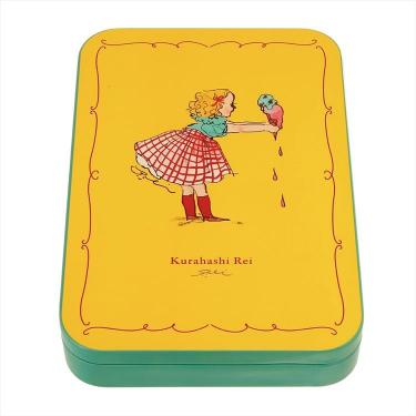 缶入りポストカード くらはしれい イエロー