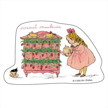 クリアステッカー くらはしれい いちご