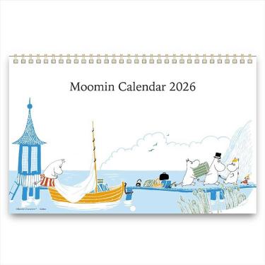 2026年1月始まりカレンダー 壁掛け ムーミン リング