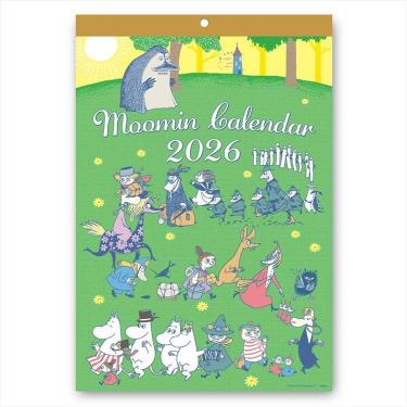 2026年1月始まりカレンダー 壁掛け ムーミン オールスター