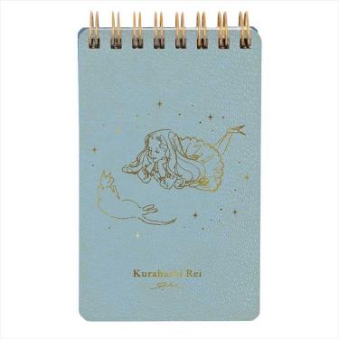合皮メモ くらはしれい ブルー