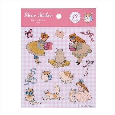 透明シール くらはしれい 猫の日