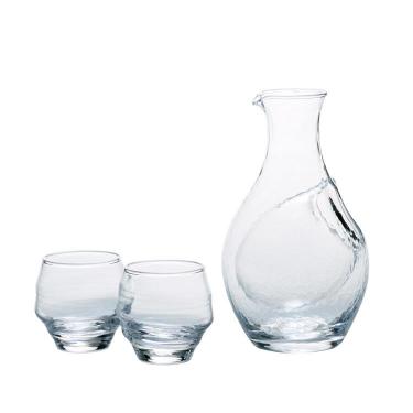 瑠璃 酒器揃え
