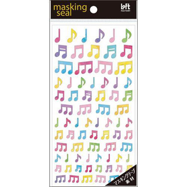 マスキングシール 音符【ロフト限定】