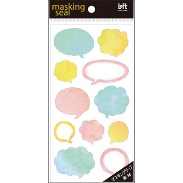 マスキングシール 書き込める吹き出し【ロフト限定】