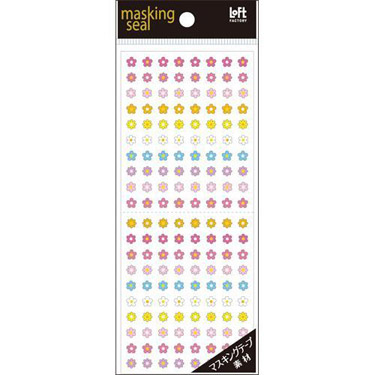 マスキングシール スリムフラワー
