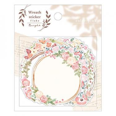 リースステッカー フレーク ブライト ピンク【ロフト限定】