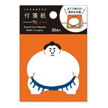 付箋紙 スタンドスティックマーカー おすもうさん
