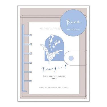 バイン クリアバインダー スライド A6 ブルー