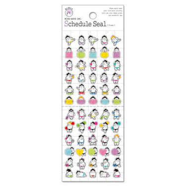 スケジュールシール フレーム 力士