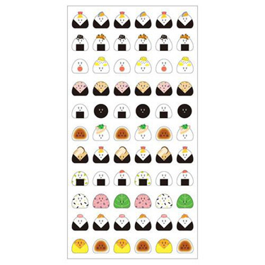 にっぽんいっぱい シール おむすび