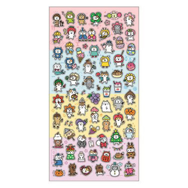 プチプチシール ねこちゃんのいちねん