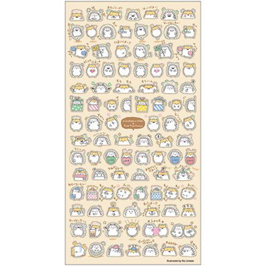 シール プチプチ にこはむとハリー