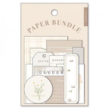 ペーパーバンドルステッカー アイボリー