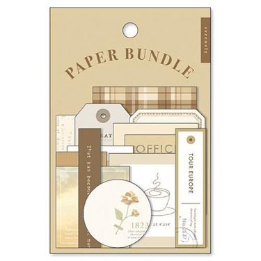 ペーパーバンドルステッカー オーカー