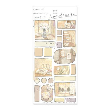 ランドスケープ ステッカー 黄昏