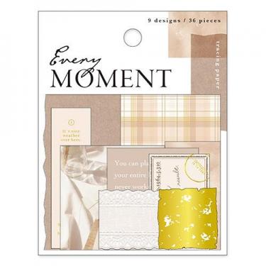 エブリモーメントステッカーF ブラウン