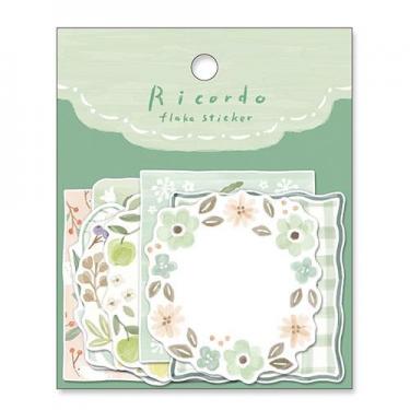 リコルドフレークステッカー グリーン