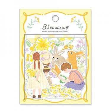 ブルーミングステッカー yellow