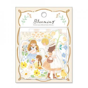 ブルーミングステッカー beige