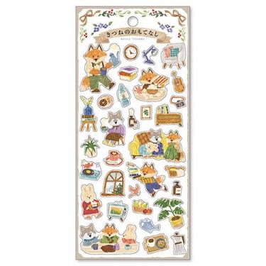 メリーフレンズステッカー きつねのおもてなし