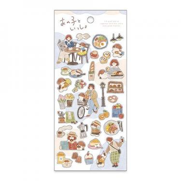 あの子といっしょステッカー いぬといっしょ