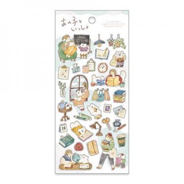 あの子といっしょステッカー しろくまといっしょ