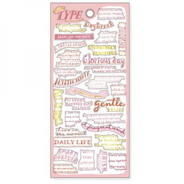 マルチタイプステッカー ピンク