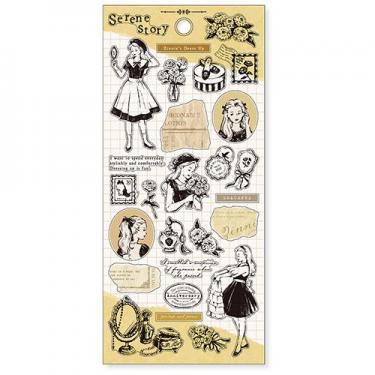 セリーンストーリーステッカー ジニアのおめかし