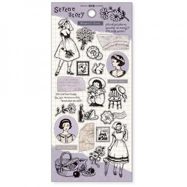 セリーンストーリーステッカー マーガレットのおでかけ