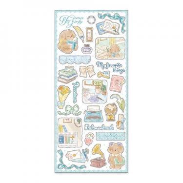 フワガーリーステッカー べんきょう