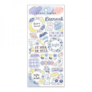 サニースケッチステッカー アオ