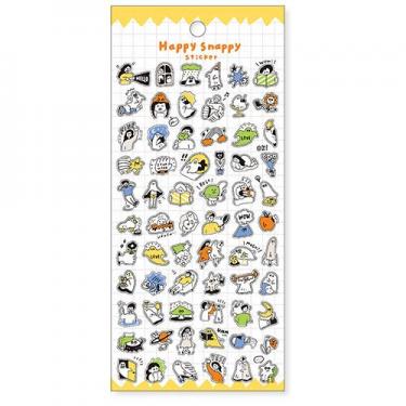 ハッピースナッピーステッカー キイロ