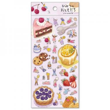 ひみつのおともだちステッカー スイーツパ