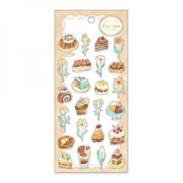 セボンステッカー ブラウン