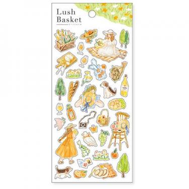 ラッシュバスケットステッカー オレンジ