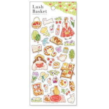 ラッシュバスケットステッカー レッド