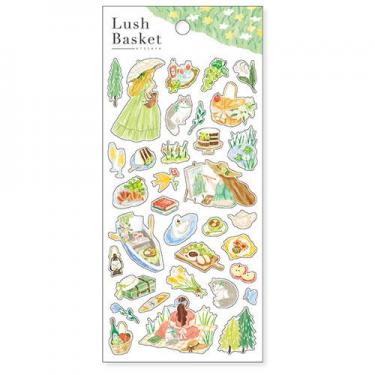 ラッシュバスケットステッカー グリーン