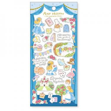 プティテアトルステッカー 不思議の国のアリス